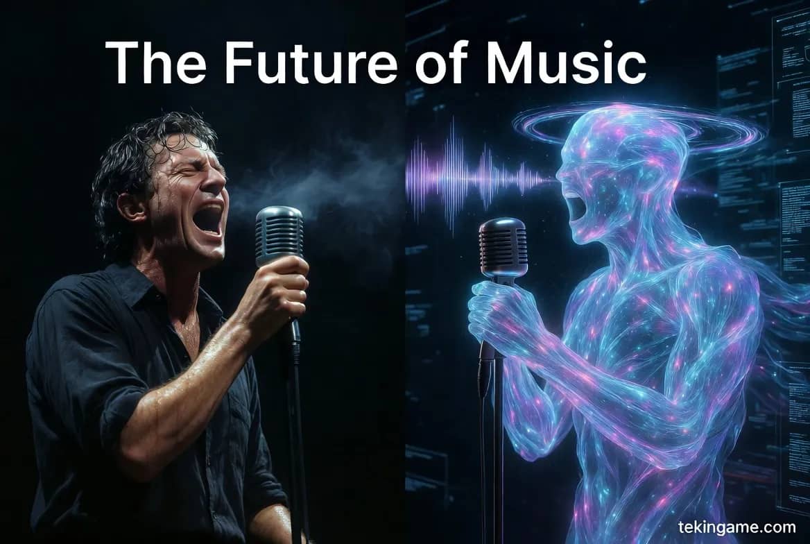 مراجعه Suno v4: هل سیستبدل الذکاء الاصطناعی المغنین والملحنین? (تحلیل Tekin Plus لثوره الموسیقى)