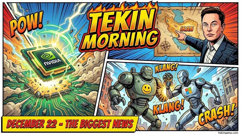 تکین مورنیگ: دوشنبه ۲۲ دسامبر؛ از فارسی حرف زدنِ ایلان ماسک تا تراشهای که "کل اینترنت" را قورت میدهد! (ویژهنامه خبری)