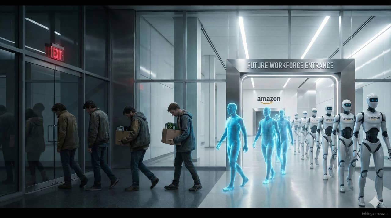 صدمة أمازون: تسريح 16 ألف موظف لاستبدالهم بالذكاء الاصطناعي؛ هل مشروع "الفجر" (Dawn) السري هو بداية انقراض المبرمجين؟ (تحليل شامل لمستقبل البرمجة)