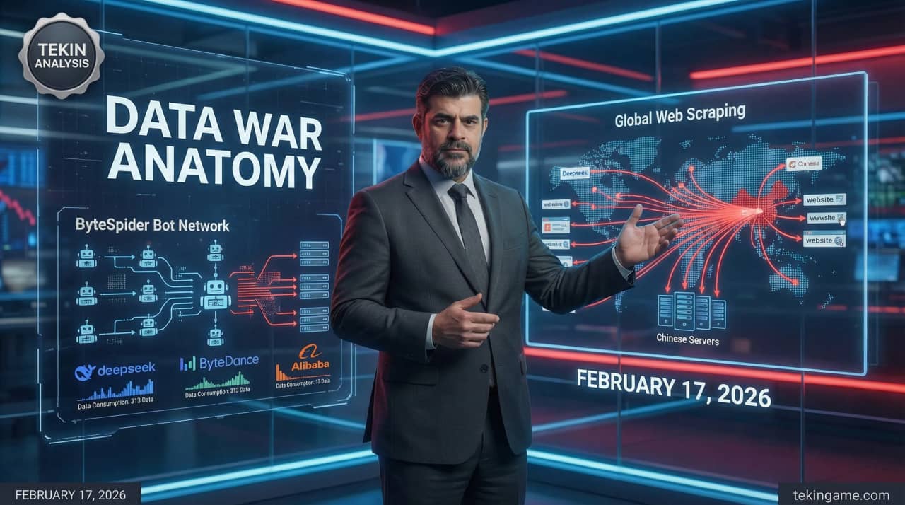 کالبدشکافی جنگ دادهها: غولهای هوش مصنوعی چین چگونه اینترنت را به تاراج میبرند؟ (تحلیل تخصصی ارتش تکین)