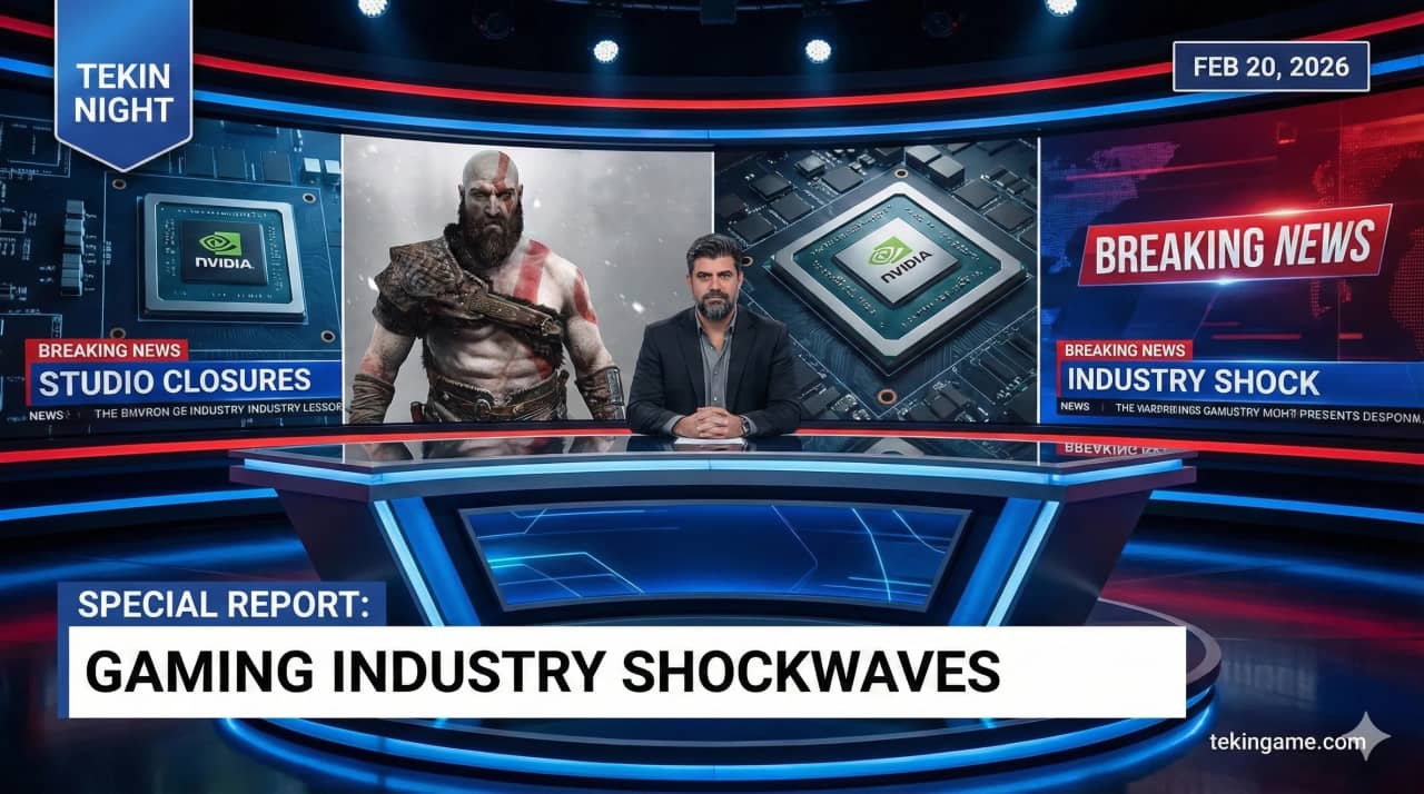 تکین نایت: ۲۰ فوریه ۲۰۲۶؛ شَدو دراپ تاریخی God of War، مرگ Bluepoint، بمب DLSS 4.5 و بحران PS6! 🌙⚡