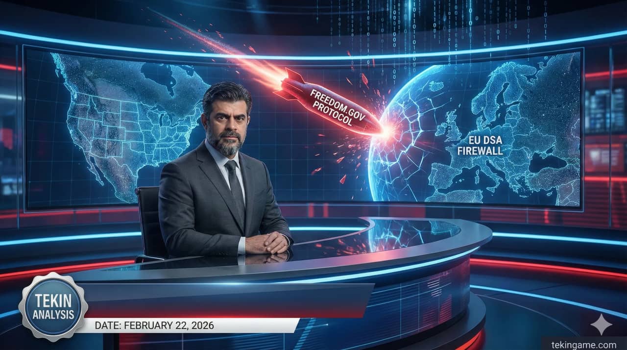 تكين آناليز: التشريح العميق لمشروع Freedom.gov؛ سلاح أمريكا الخوارزمي وانهيار السيادة الرقمية الأوروبية