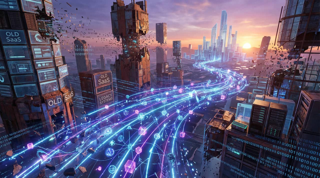 بدأت هجمات الوكلاء رسمياً: كيف تلتهم موجة الذكاء الاصطناعي الجديدة الاقتصاد الرقمي تماماً مثل فقاعة "دوت كوم" عام 2000؟