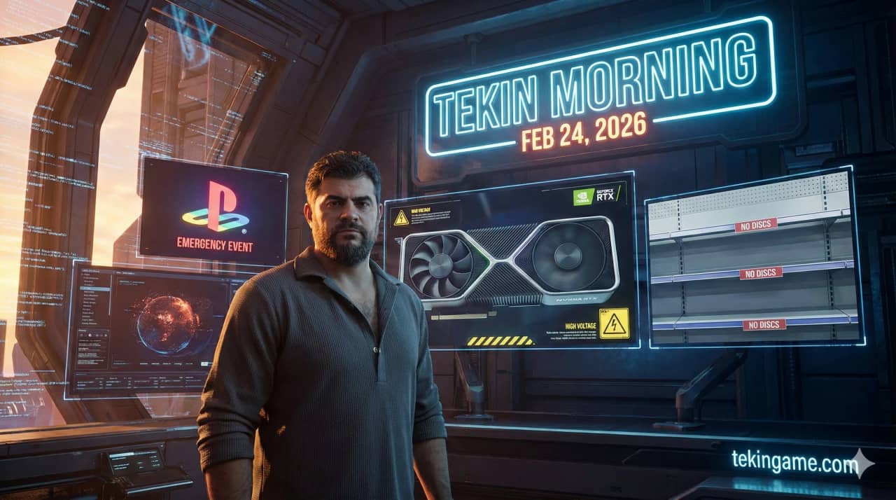 تكين مورنينغ: من هجوم PlayStation المضاد ووحش Nvidia إلى الموت الأبدي للأقراص الفعلية (24 فبراير)