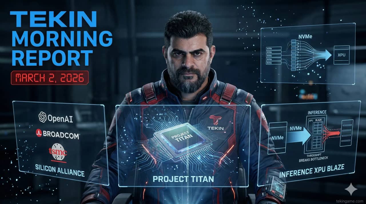 Tekin Radar: The Silicon Earthquake in the Valley; OpenAI’s Custom “Titan” Chip