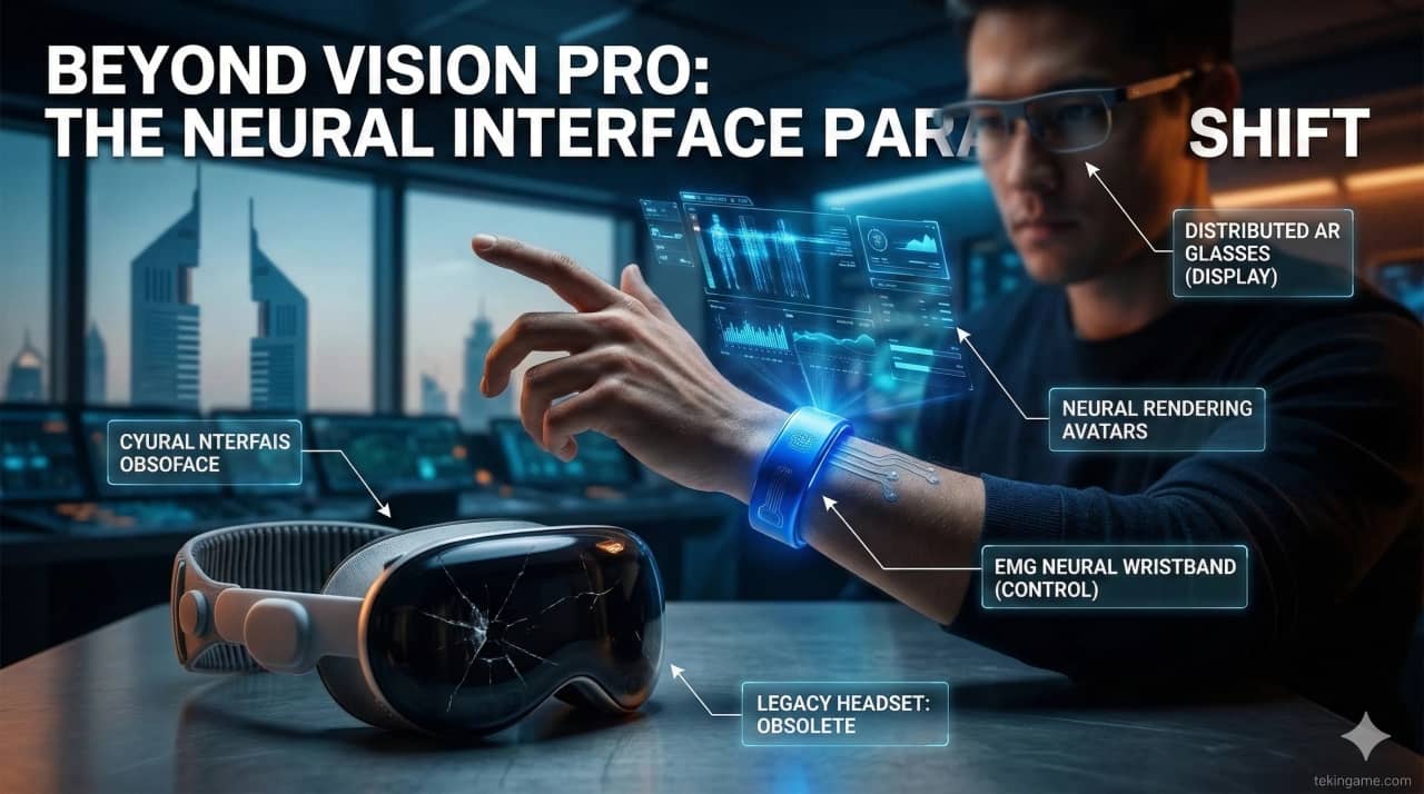 ما وراء Vision Pro: نظارات ميتا ومستقبل واجهات الدماغ