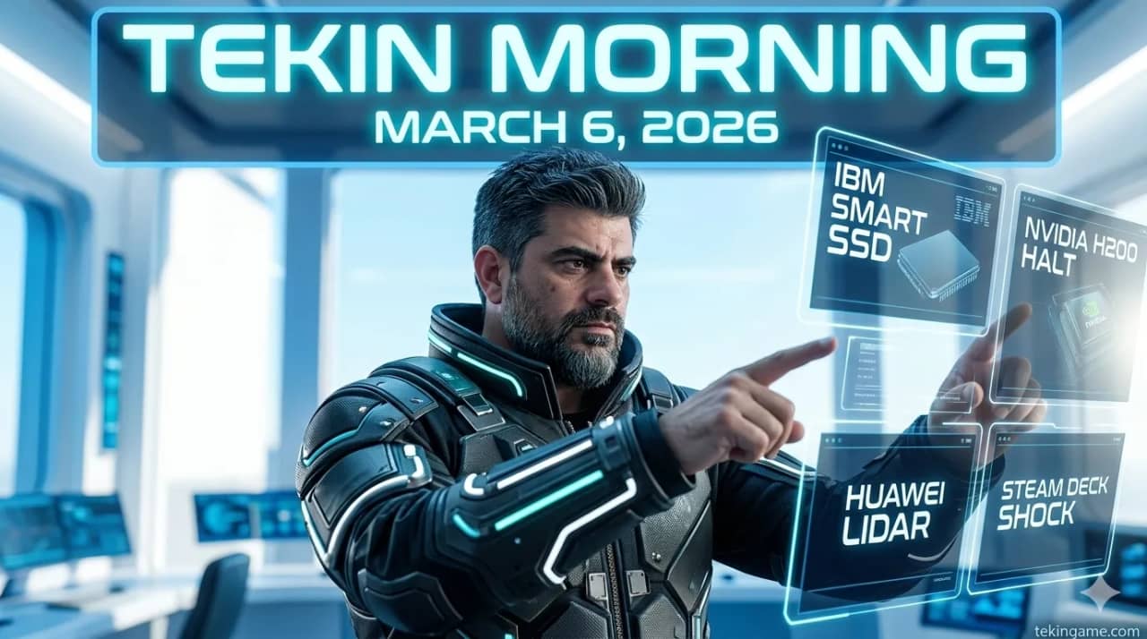 Tekin Morning March 6: Decentralizing Intelligence from Smart IBM SSDs to 896-Line Lidars