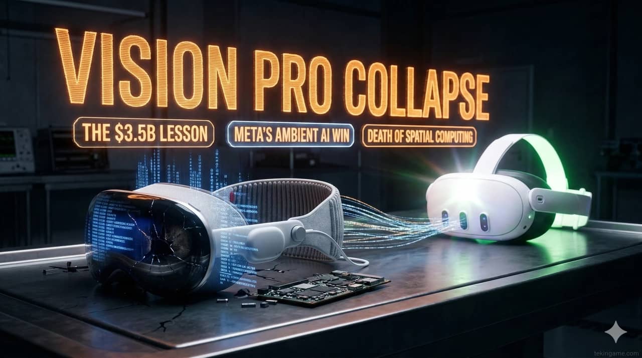 تيكين أناليسيس: انهيار Vision Pro — درس آبل بقيمة 3.5 مليار دولار من Meta