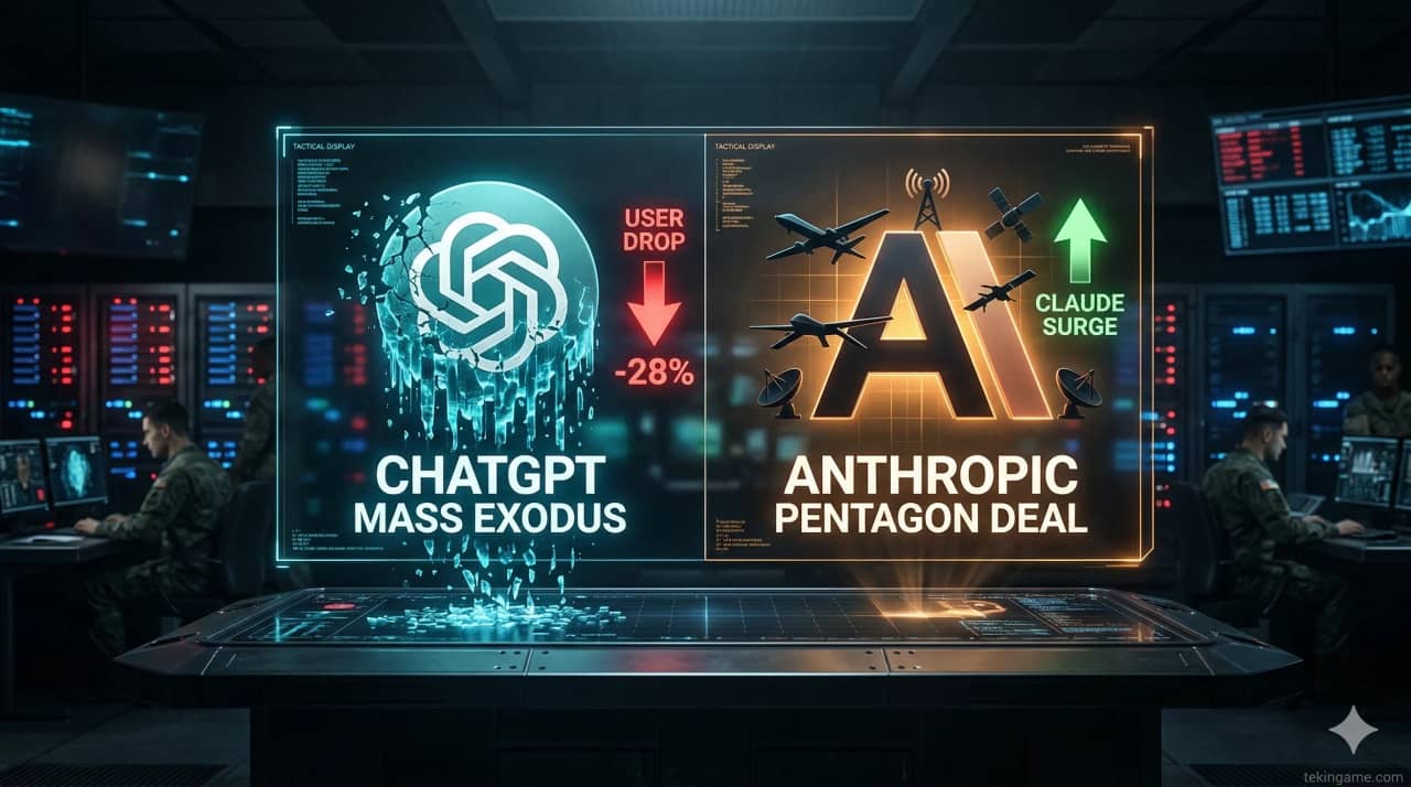 The Great ChatGPT Exodus: When 295% Uninstall Surge Met Pentagon Deal